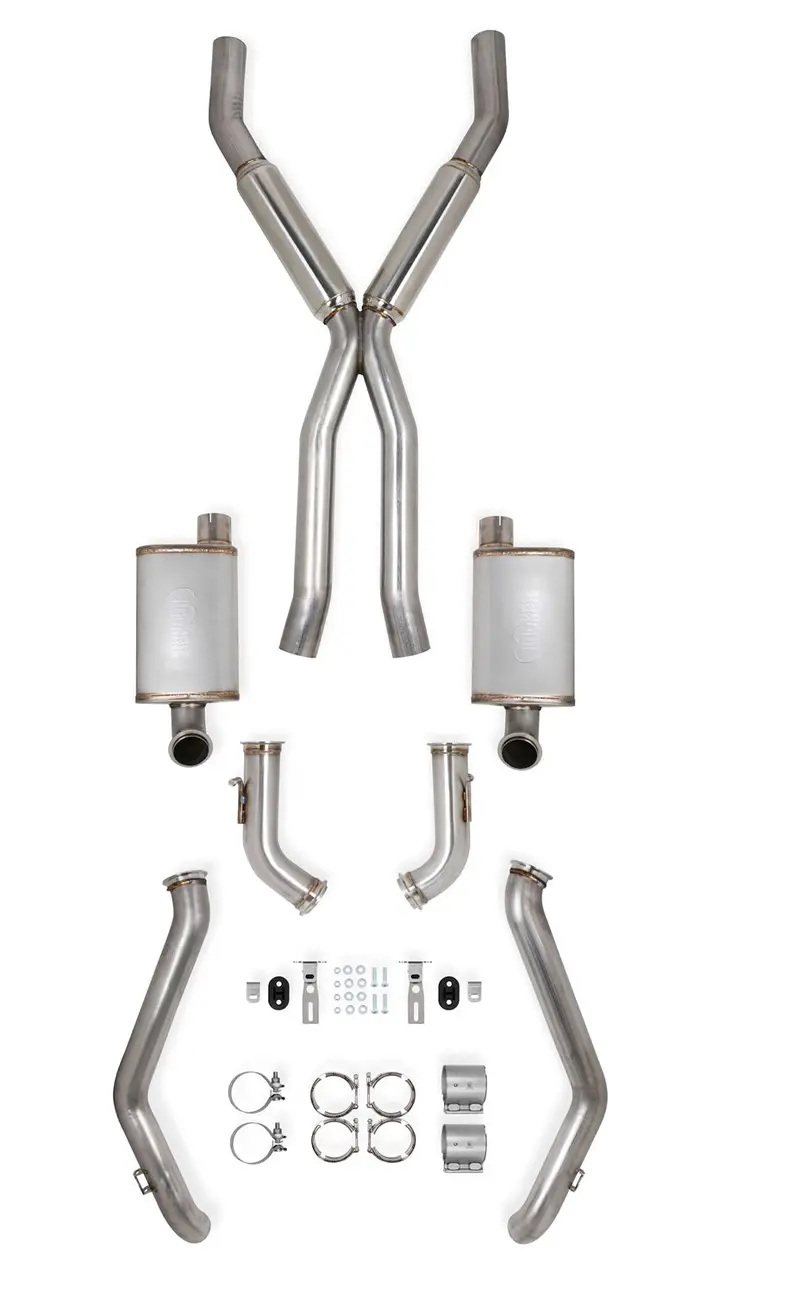 Hooker Blackheart 705013157Rhkr Cat-Back Exhaust System – Black Coated 1