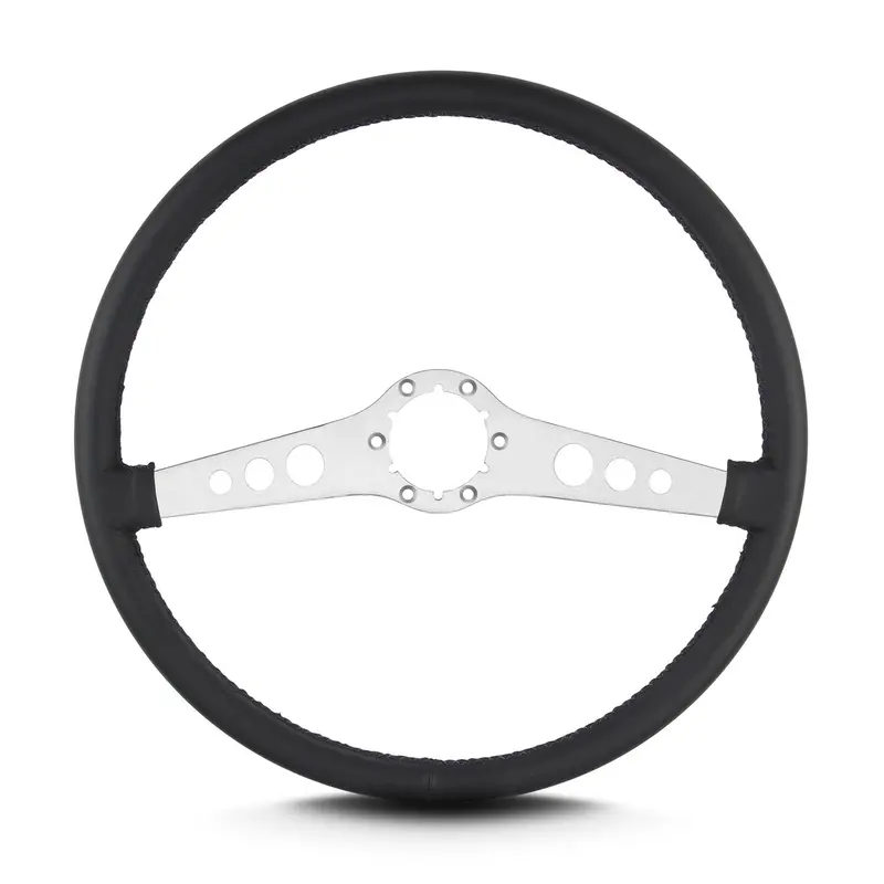 Lokar 67701 Lecarra Stainless Steel Steering Wheel – 15-Inch Diameter, Thin Grip, Brushed Spoke Finish 1