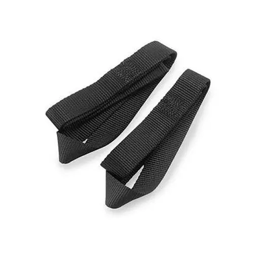 Macs Custom Tie-Down Loop Straps – 1 In × 24 In Black Pair 1