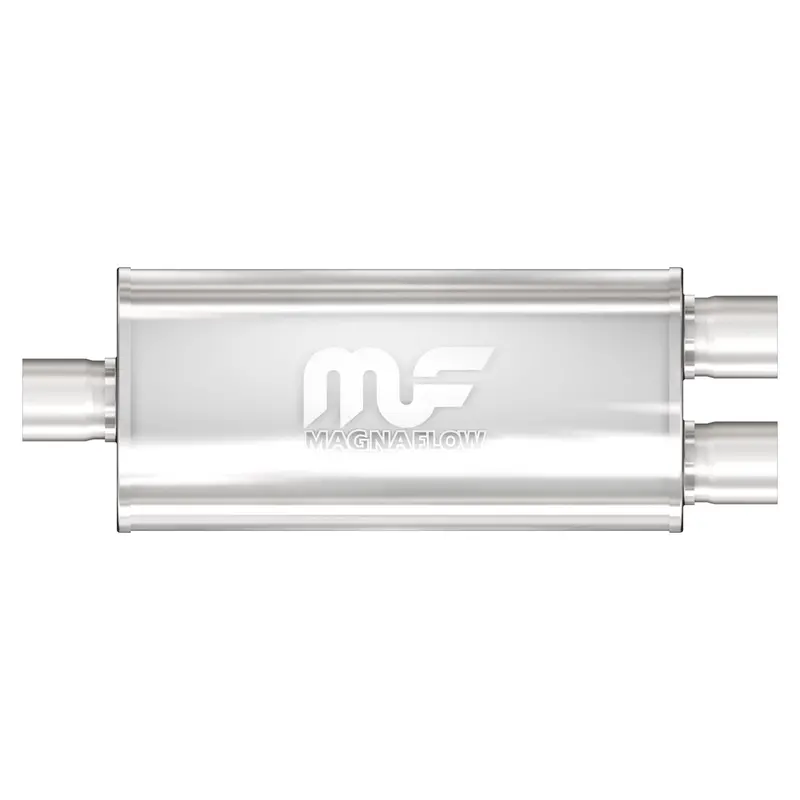 Magnaflow 12158 Universal 2.5" Dual-Inlet/Outlet Performance Muffler 1