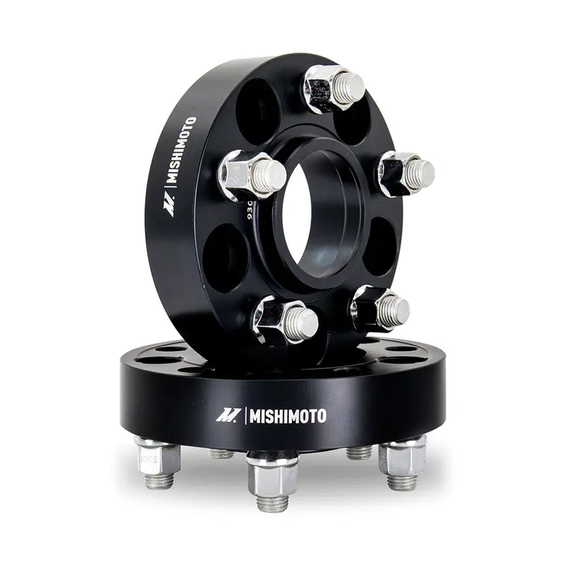Mishimoto Mmws-001-400Bk Wheel Spacers – 5X114.3, 70.5Mm Cb, M14X1.5, 1.6" Thick, Black 1