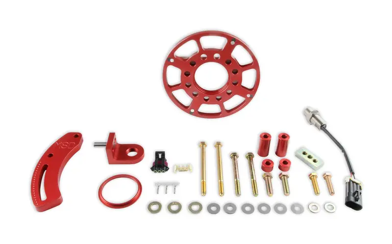 Msd Billet Aluminum Crank Trigger Kit – 6.562" Red Trigger Wheel 1