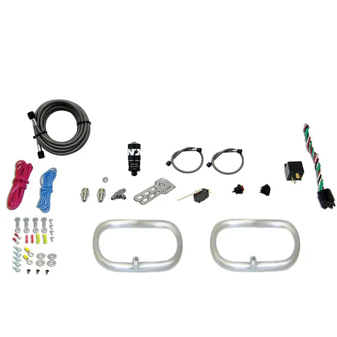 Nitrous Express 22200-00 Dual Ntercooler Ring System (2-6 X 6 Rings) Less Bottle 1