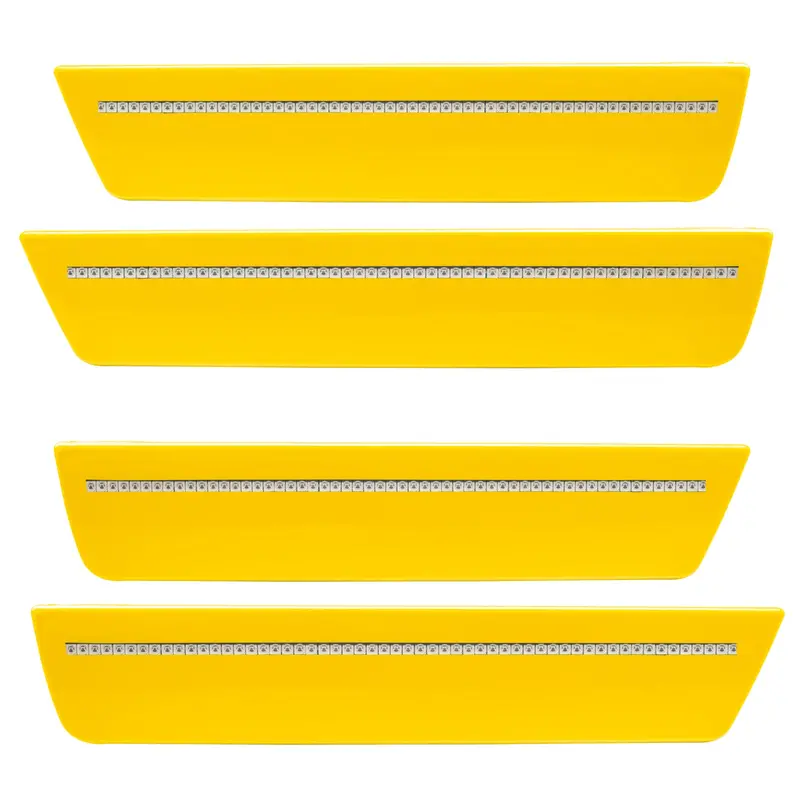 Oracle Lighting Concept Sidemarker Set – Clear Lens With Detonator Yellow Accent (9800-Pyb-C) 1