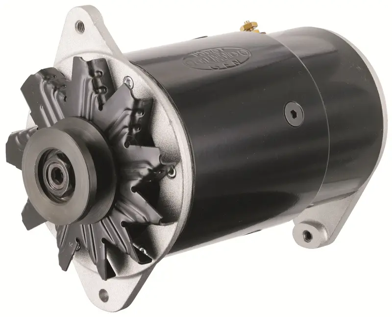 Powermaster 82057 Long-Case Powergen Alternator – 60 Amp, 50 Rpm Idle Output, 6V Negative Ground 1