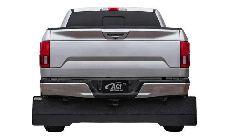 Rockstar H2020039 Full-Width Tow Mud Flaps – Black Diamond Mist Finish With Adjustable Rubber Mounts 1
