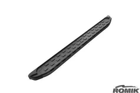 Romik Rec-B Anodized Black Running Boards – Custom Side Steps For 2016+ Acura Mdx 1