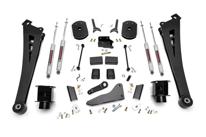 Rough Country 396.20 5-Inch Suspension Lift Kit With Performance Shocks 1