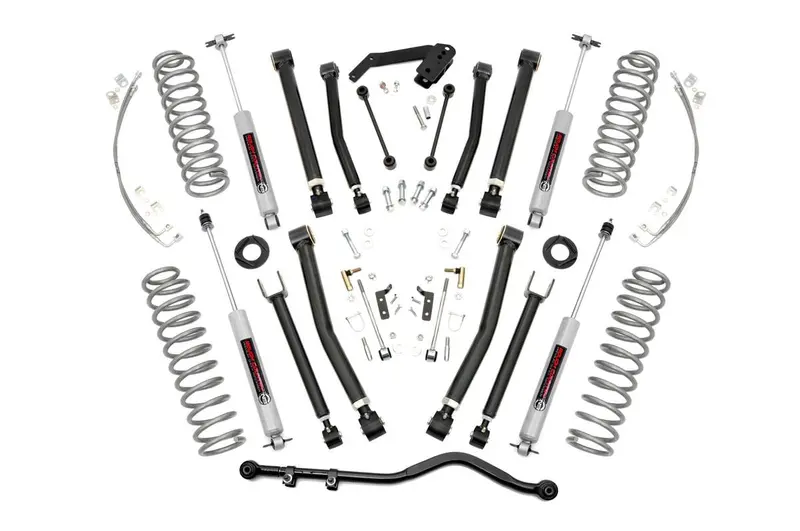Rough Country 67330 4-Inch X-Series Suspension Lift Kit For 2007–2018 Jeep Wrangler Jk 1