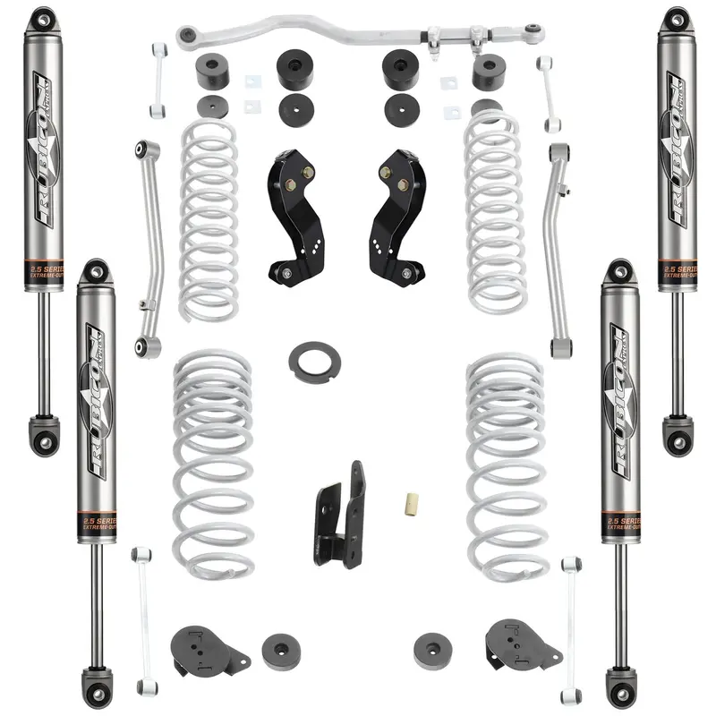 Rubicon Express Jt7104Nr Coil Spring Spacer – 2.5" Lift With Monotube Non-Reservoir Shocks 1