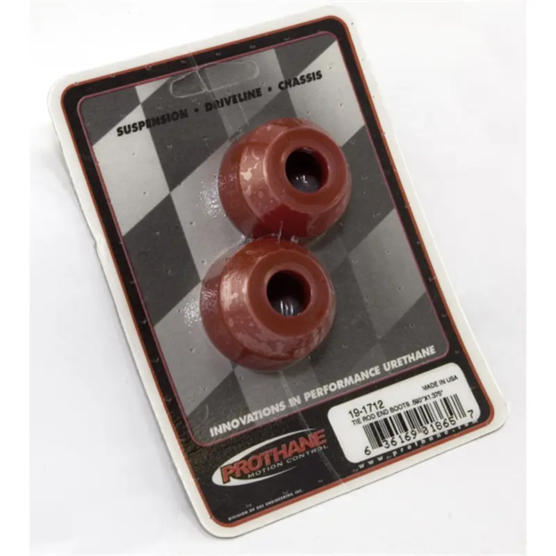 Rugged Ridge 18369.02 Red Tie Rod End Dust Boot – Pair 1