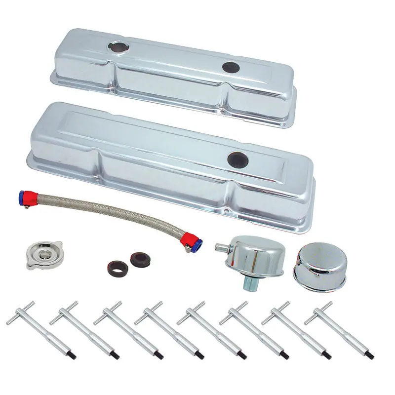 Spectre 54083 Engine Dress-Up Kit – Chrome Accents For Under-Hood Enhancement 1