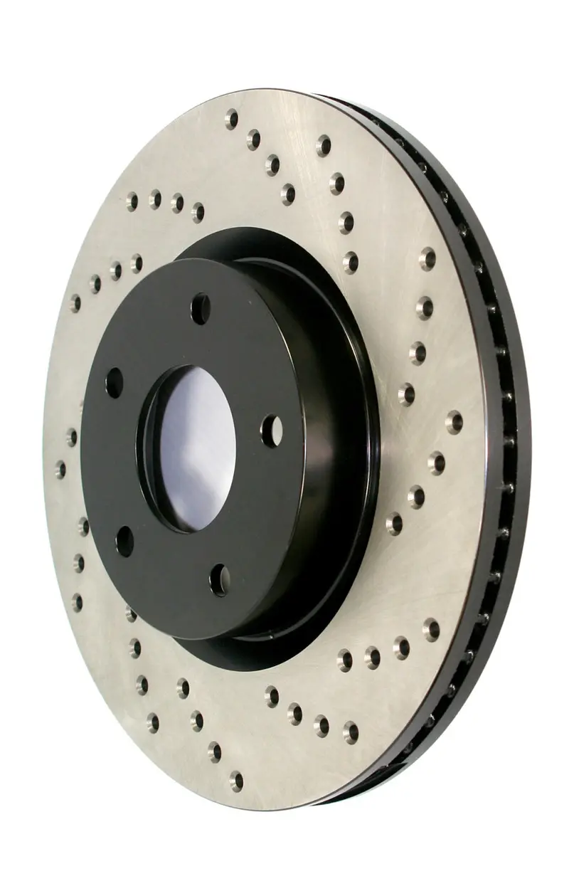 Stoptech Sport Cryo-Treated Rear Left Brake Rotor – Cross-Drilled (128.34057Cl) 1