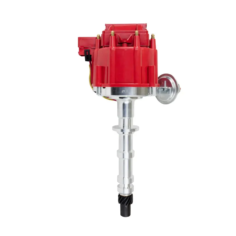 Top Street Performance Hei Distributor – Jm6506R, Red Finish, Compatible With Ford Big Block (370/429/460) And 335-Series (351C/400/351M) V8 Engines 1