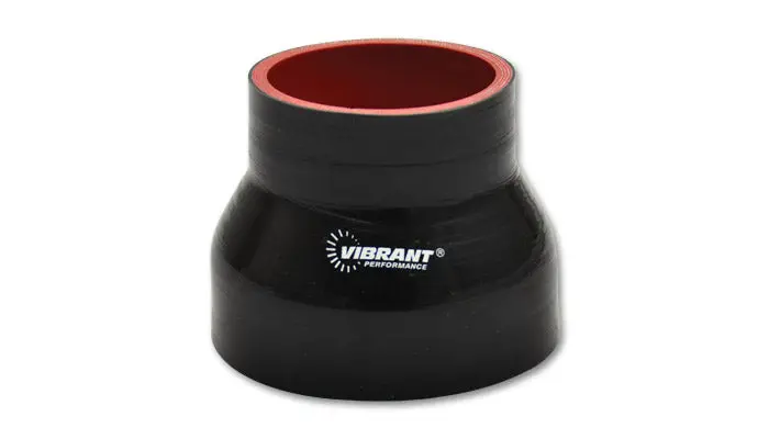 Vibrant Performance Reducer Coupler – 19739, 3.50″ To 3.125″ I.D., 3″ Length, Black Anodized 1