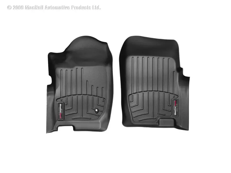 Weathertech 440431 Digitalfit Floorliner – Front Row, Precision-Cut, Black Trim 1