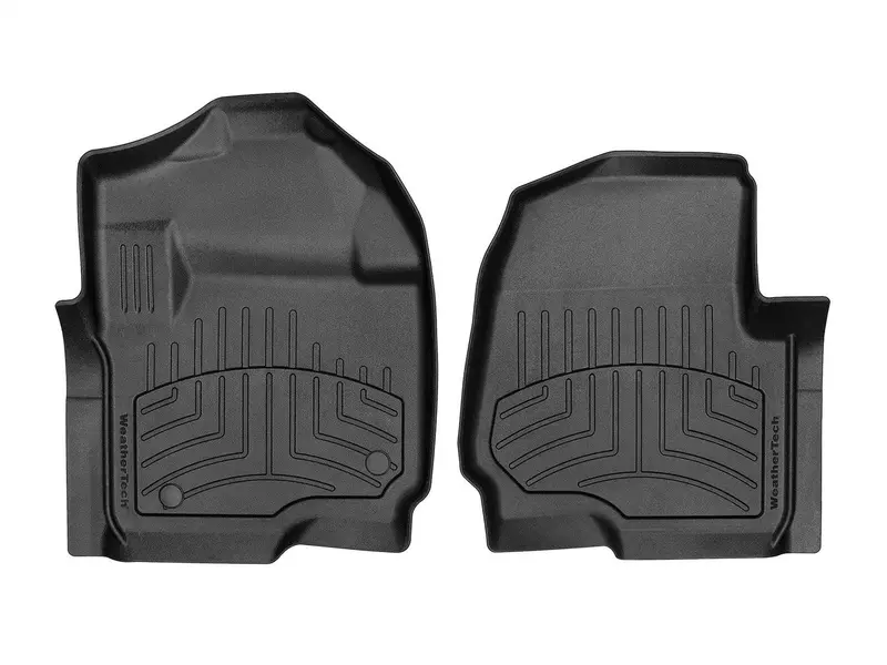 Weathertech 4412951Im Heavy-Duty Black Front Floor Liners For Suvs And Trucks 1